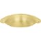 Jeffrey Alexander 3" Center-to-Center Brushed Gold Lyon Cabinet Cup Pull 8233BG - alternate 4